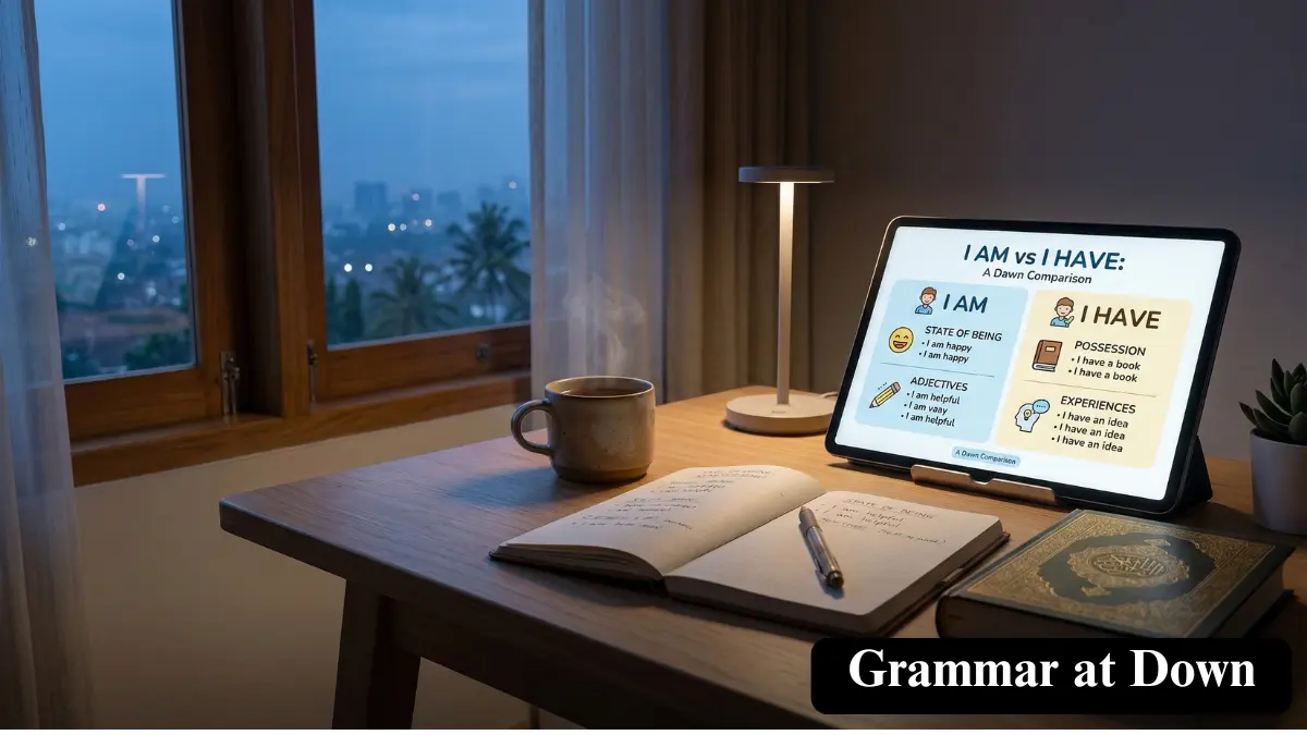 Review Grammar: Perbedaan “I am” vs “I have” dalam Doa dan Harapan Ramadhan