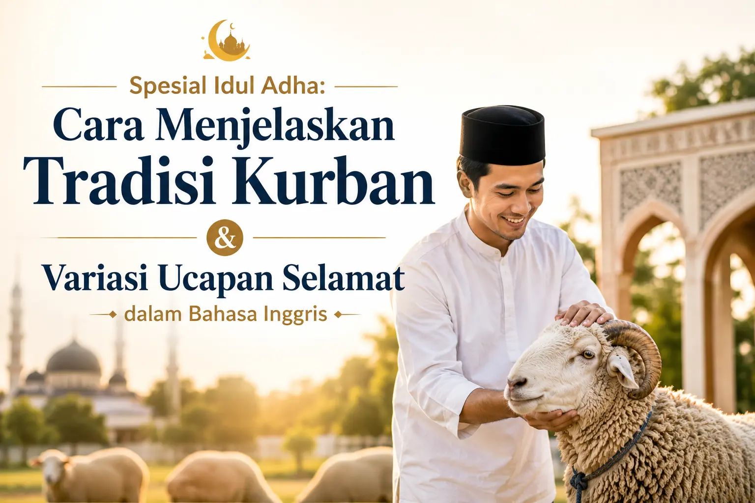 Spesial Idul Adha: Cara Menjelaskan Tradisi Kurban & Variasi Ucapan Selamat dalam Bahasa Inggris